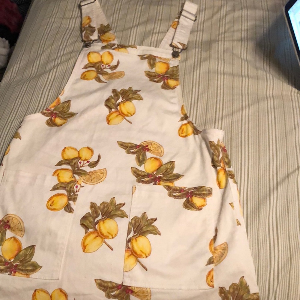 Lemon skirt overalls!